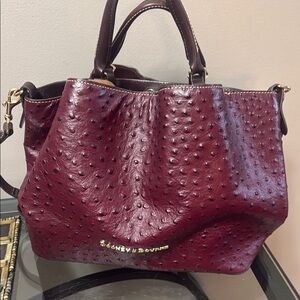 Dooney & Bourke  Leather Satchel with Textured Finish